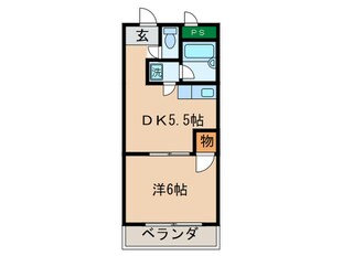 ミレイ西ノ京の物件間取画像